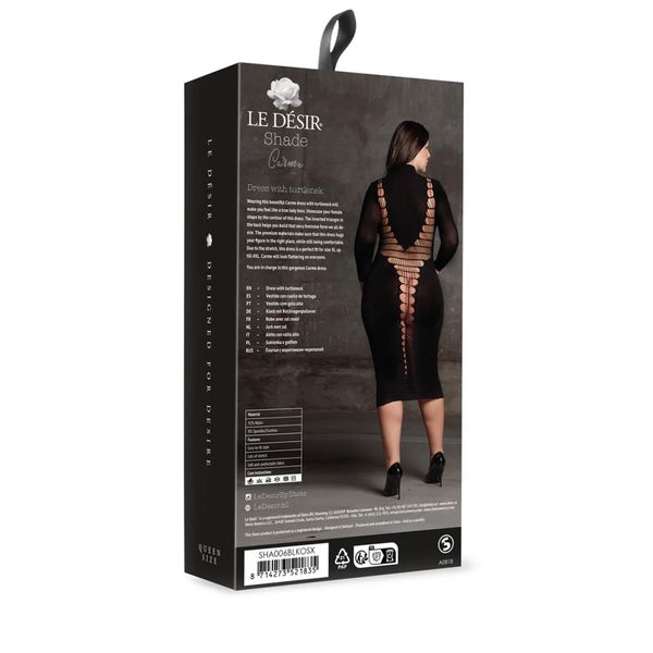 Carme Xi - Dress With Turtleneck - Plus Size zdjęcie 3