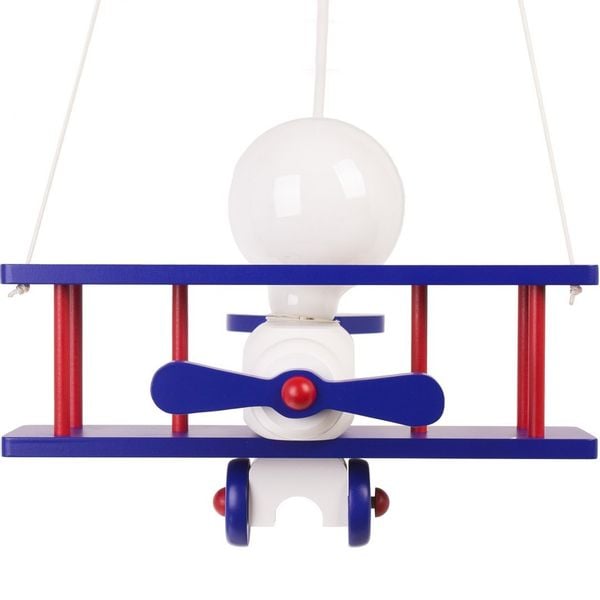 Samolot mały niebiesko-biało-czerwony zdjęcie 6