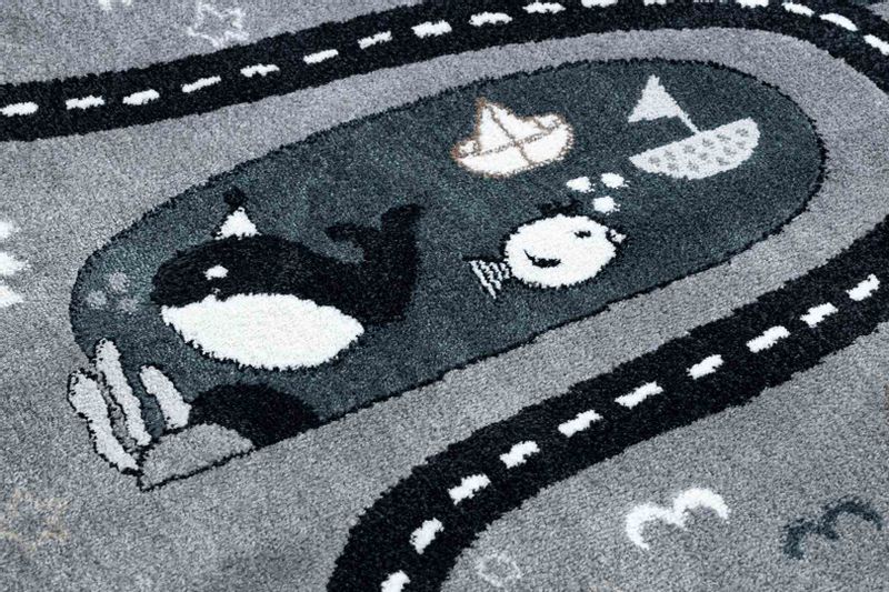 RUG/LU/BEO/ROUTE/GREY/80x150 zdjęcie 3