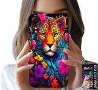 ETUI DO SAMSUNG GALAXY XCOVER 5 - KWIECISTE WZORY TYGRYS TYGRYSEK + FOLIA