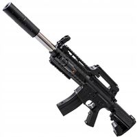 KARABIN MASZYNOWY PISTOLET NA KULKI Z LASEREM KULKI PLASTIKOWE TARCZE