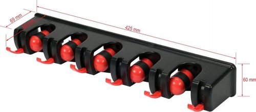 WIESZAK UCHWYT NARZEDZIA MIOTŁY MOP GRABIE ŁOPATY na Arena.pl