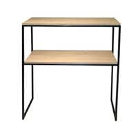 Konsola toaletka regał dwupoziomowa loft Weldon 2