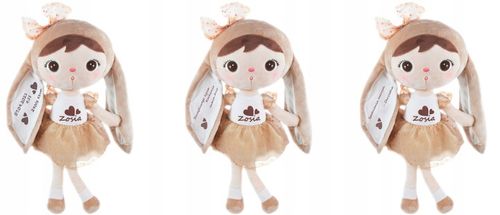 Lalka Metoo z metryczką - PREZENT NA ROCZEK DLA DZIEWCZYNKI maskotka królik na Arena.pl