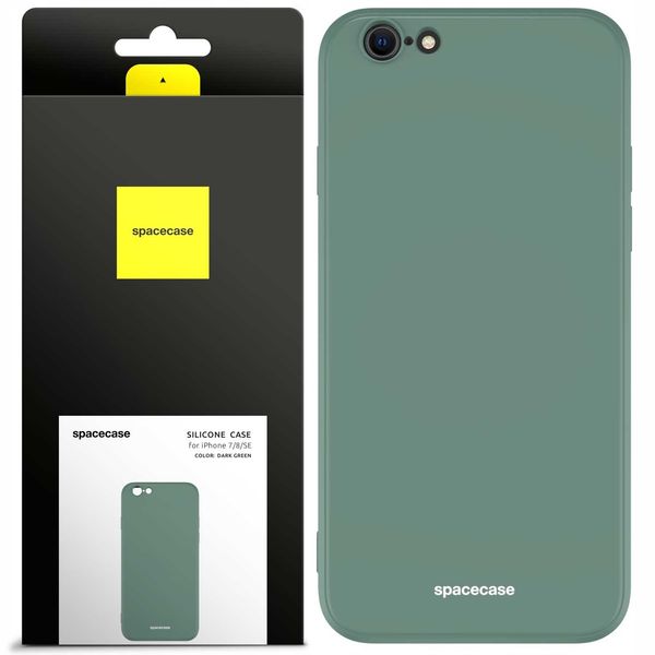 Spacecase Silicone Case Iphone 7/8/Se Dark Green zdjęcie 1