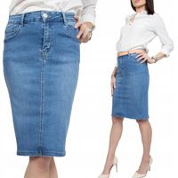 AQ LETNIA SPÓDNICA JEANS WYSOKI STAN roz.42