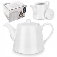 Dzbanek do Kawy Herbaty Porcelanowy Biały Klasyczny Solidny Trwały ORION 2l