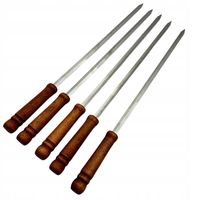 SZPIKULCE SZAMPURY do MIĘSA SZASZŁYKÓW 44cm 5szt