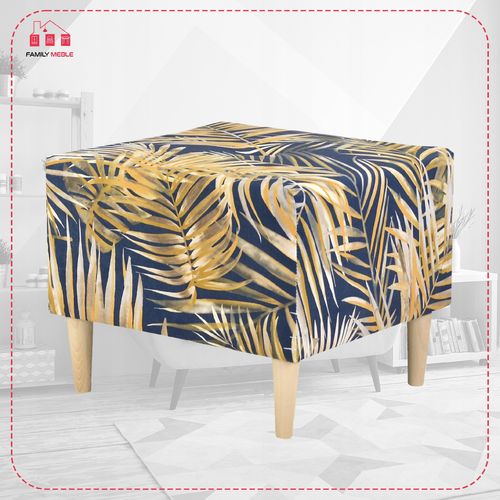 Pufa puf podnóżek siedzisko Ari Print Family Meble na Arena.pl