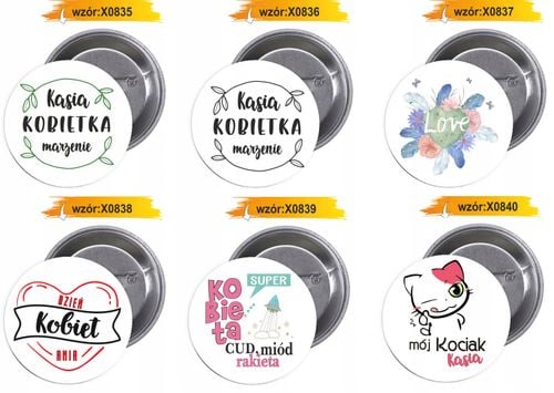 Przypinki buttony 8 marca najlepsza dziewczyna hit na Arena.pl