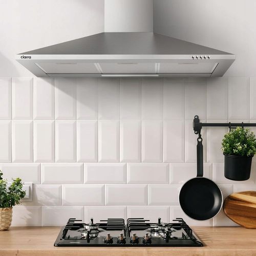 Okap ścienny Ciarra CBCS9201 90 cm Okap kuchenny 370 m³/h Srebrny na Arena.pl