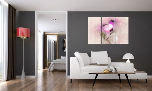 Obraz Płótno 90X60 Motyl I Róża na Arena.pl