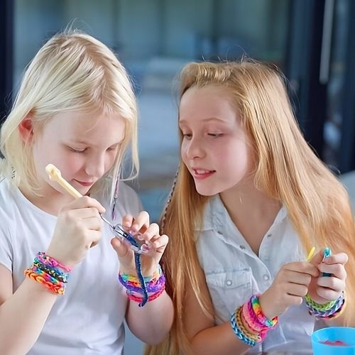 GUMKI DO ROBIENIA BRANSOLETEK DUŻY ZESTAW 6800 ELEMENTÓW XXL DLA DZIECKA na Arena.pl