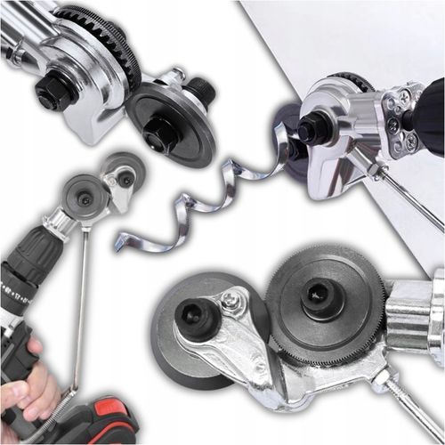 CIĘCIE BLACHY KOŃCÓWKA DO WIERTARKI NÓŻ NOŻYCE ADAPTER NA WKRĘTARKĘ DRUTU na Arena.pl