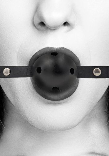 Breathable Ball Gag - With Bonded Leather Straps na Arena.pl