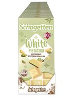 Schogetten White Pistachio czekolada biała o smaku pistacjowym 100 g