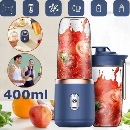 MINI MIKSER USB O POJEMNOŚCI 400 ML Z 6 OSTRZAMI, DO SMOOTHIE, NA PODRÓŻY na Arena.pl