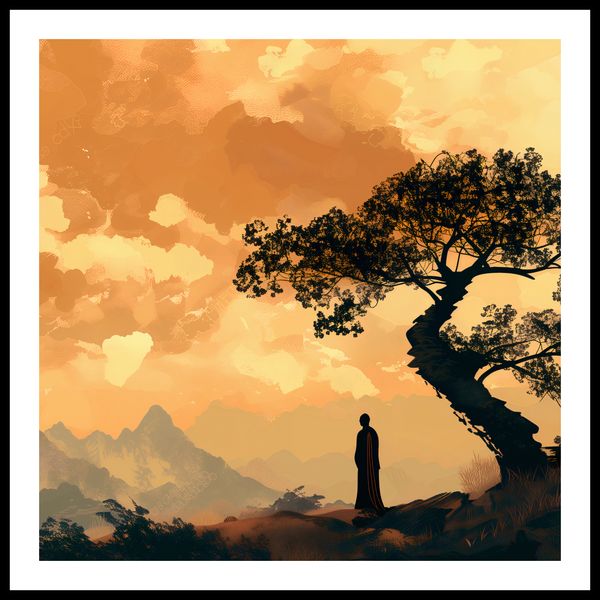 Plakat 80x80cm Zen zdjęcie 3