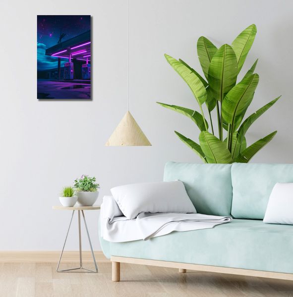Obraz 30x50cm Moc Neonowej Nocy zdjęcie 2