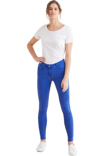 Next Niebieskie Jeansy  Soft Touch, Regular - 36 / S na Arena.pl