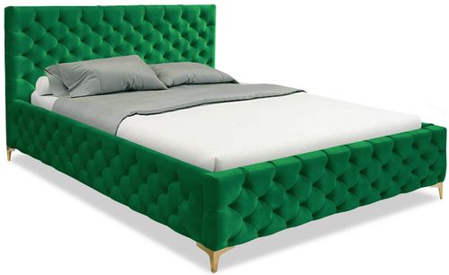 Eleganckie Łóżko Pikowane Nemo 120x200 Jasno Szary na Arena.pl