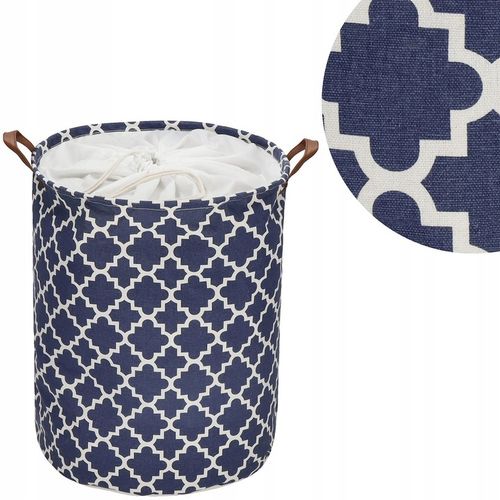 POJEMNIK KOSZ WOREK NA PRANIE UBRANIA ORGANIZER POJEMNY BARYŁKA SKŁADANY XL na Arena.pl