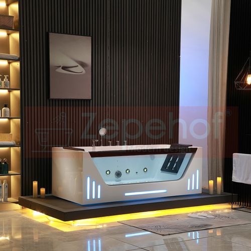 Wanna z hydromasażem EBX-7066 white prostokątna 170cmx78cmx61cm Wodosp na Arena.pl