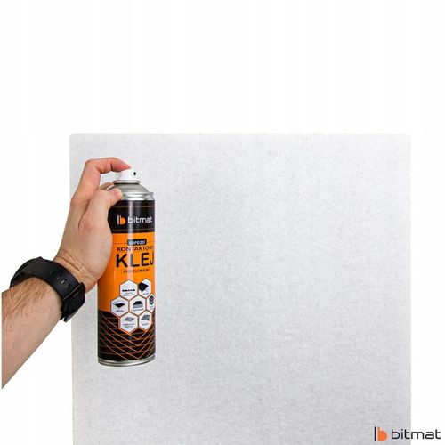 KLEJ SPRAY FILCU MAT PIANEK GĄBEK WYGŁUSZAJĄCYCH montażowy łatwa aplikacja na Arena.pl