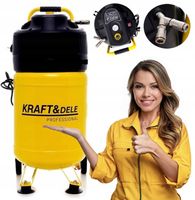 PROFESJONALNY KOMPRESOR BEZOLEJOWY PIONOWY, STOJĄCY 10 BAR 30L