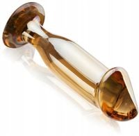SZKLANY PENIS KOREK ANALNY SEX ANAL PLUG ZE SZKŁA