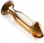 SZKLANY PENIS KOREK ANALNY SEX ANAL PLUG ZE SZKŁA