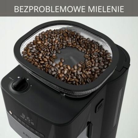 Ekspres przelewowy z wbudowanym młynkiem żarnowo-stalowy KRUPS KM8328 na Arena.pl