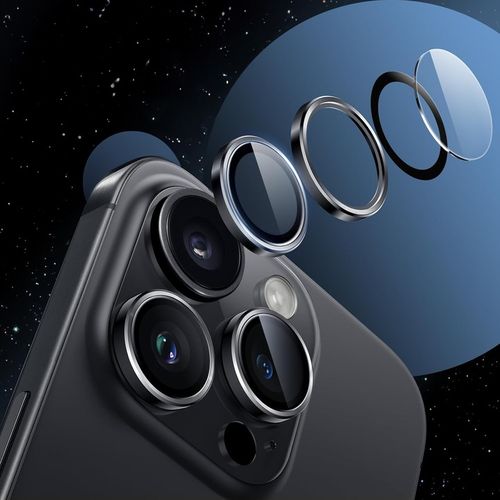 SZKŁO NAKŁADKA OSŁONA NA APARAT OBIEKTYW DO IPHONE 16 PRO / MAX - APLIKATOR na Arena.pl