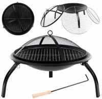 PALENISKO OGRODOWE Z RUSZTEM OGNISKO GRILL POKRYWA