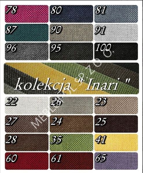 Półkotapczan MEBLOPOL 140V pionowy z sofą i regałami WHITE/WHITE MATT zdjęcie 7