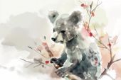 Plakat 60x40cm Akwarelowa Koala