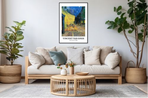 Plakat 13x18cm Design Cafe Terrace, Van Gogh Vintage do Salonu na Arena.pl
