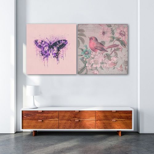 Obraz na płótnie – Canvas, Motyl, akwarela 60x60 na Arena.pl