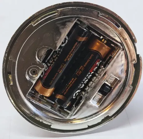 Potrójna świeczka led element stroika DIY wkład do znicza żywy płomień Kolor - Srebrny na Arena.pl