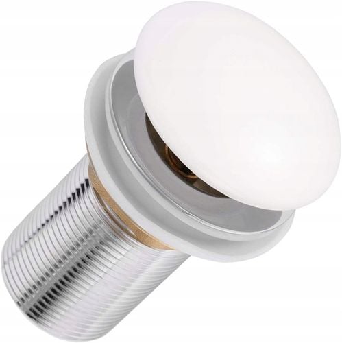 KOREK DO UMYWALKI CERAMICZNY Biały umywalkowy BEZ PRZELEWU na Arena.pl