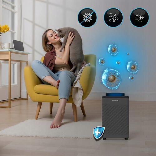 Pochłaniacz wilgoci 24l/24h osuszacz powietrza Nexi UV ION WiFi HEPA na Arena.pl