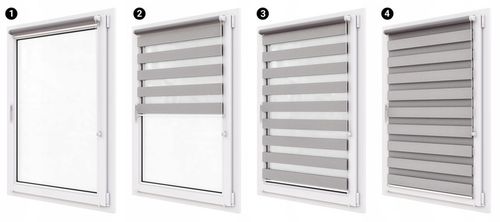 Roleta Dzień Noc na wymiar z napinaczem 56x150 cm na Arena.pl