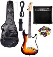 Zestaw gitarowy NN Eg Set Sunburst + Wzmacniacz + Etui
