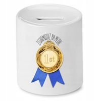 Skarbonka Dla Zegarmistrza Na Medal Prezent Z Nadrukiem Ze Zdjęciem