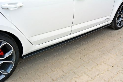 SIDE SKIRTS DIFFUSERS SKODA OCTAVIA III RS FACELIFT na Arena.pl
