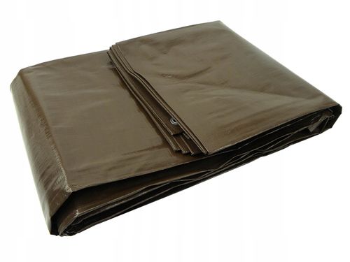 plandeka 6x10m extra gruba/brązowa 200g (2) na Arena.pl