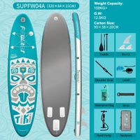 Deska SUP do wiosłowania 335×83×15 cm kolor SUPFR03F SUPFW04A(320*84*15 cm)