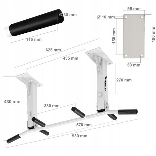 DRĄŻEK SUFITOWY GIMNASTYCZNY DO PODCIĄGANIA SUFIT na Arena.pl