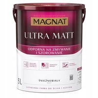 Farba lateksowa ścienna Magnat 5 l śnieżnobiała mat