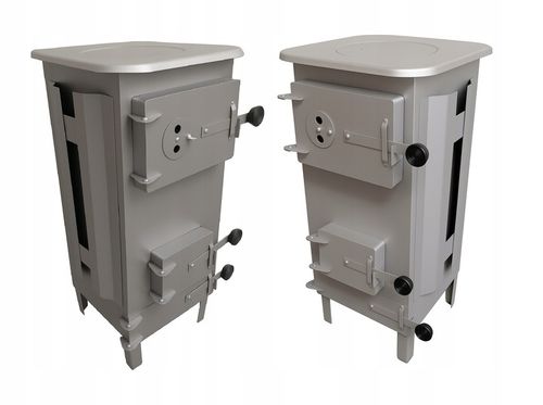 Piec piecyk koza kominek 7cegieł szamotowy ogrzewacz do domu garażu SOLIDNY na Arena.pl